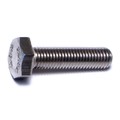 Midwest Fastener 1/4"-28 Hex Head Cap Screw, 18-8 Stainless Steel, 1 in L, 50 PK 55028